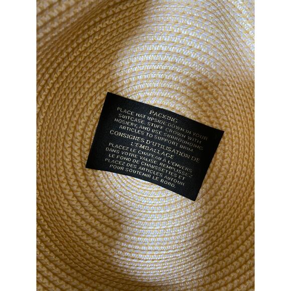 Erica Javits Fedora Straw Hat with Black Band UPF 50+ One Size - Picture 11 of 14